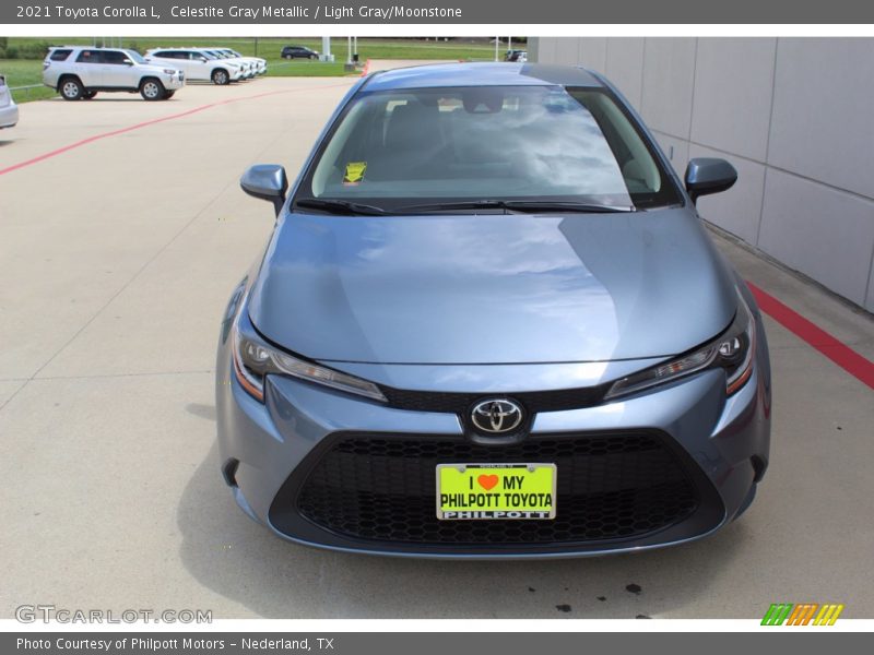 Celestite Gray Metallic / Light Gray/Moonstone 2021 Toyota Corolla L