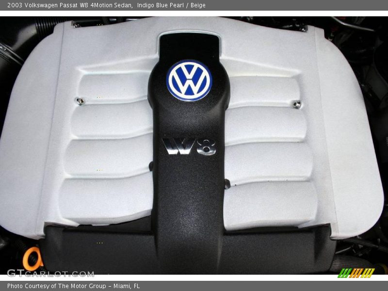 Indigo Blue Pearl / Beige 2003 Volkswagen Passat W8 4Motion Sedan