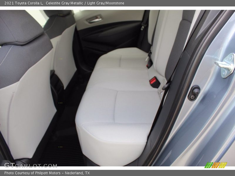 Rear Seat of 2021 Corolla L