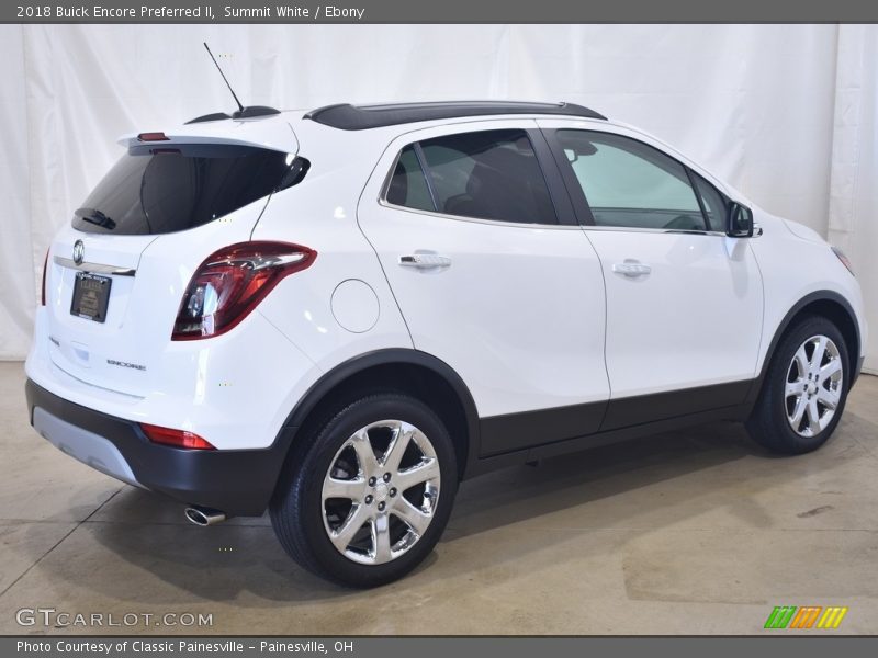 Summit White / Ebony 2018 Buick Encore Preferred II