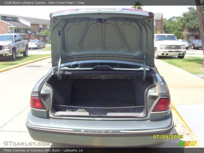 Slate Green Pearl / Gray 1998 Buick LeSabre Custom