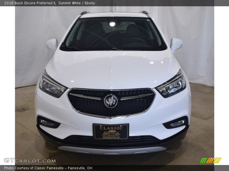 Summit White / Ebony 2018 Buick Encore Preferred II
