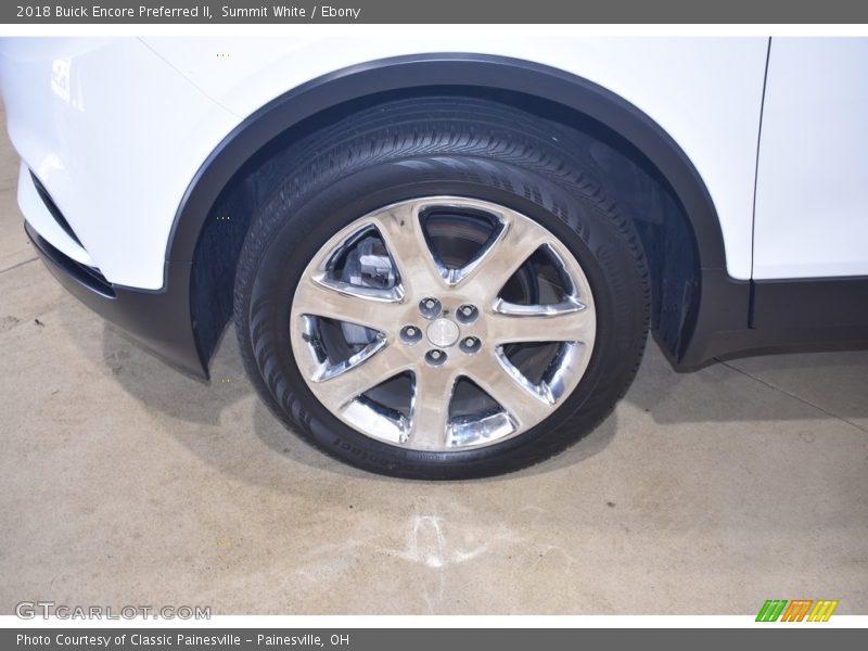 Summit White / Ebony 2018 Buick Encore Preferred II