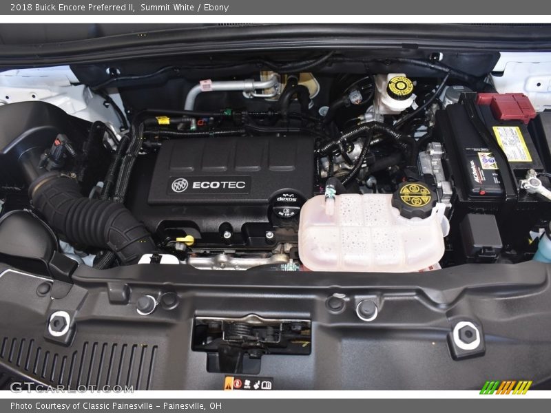 Summit White / Ebony 2018 Buick Encore Preferred II