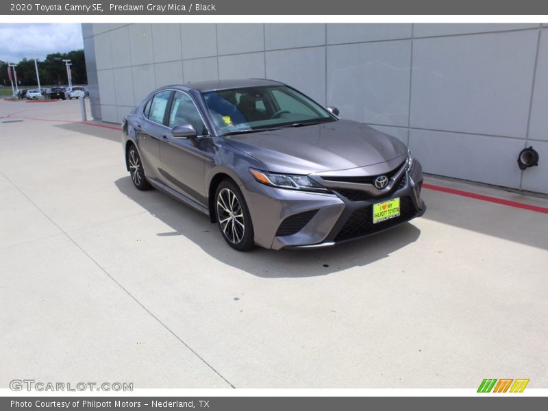 Predawn Gray Mica / Black 2020 Toyota Camry SE