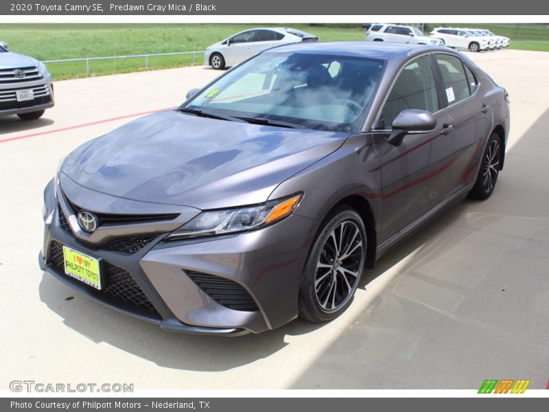 Predawn Gray Mica / Black 2020 Toyota Camry SE