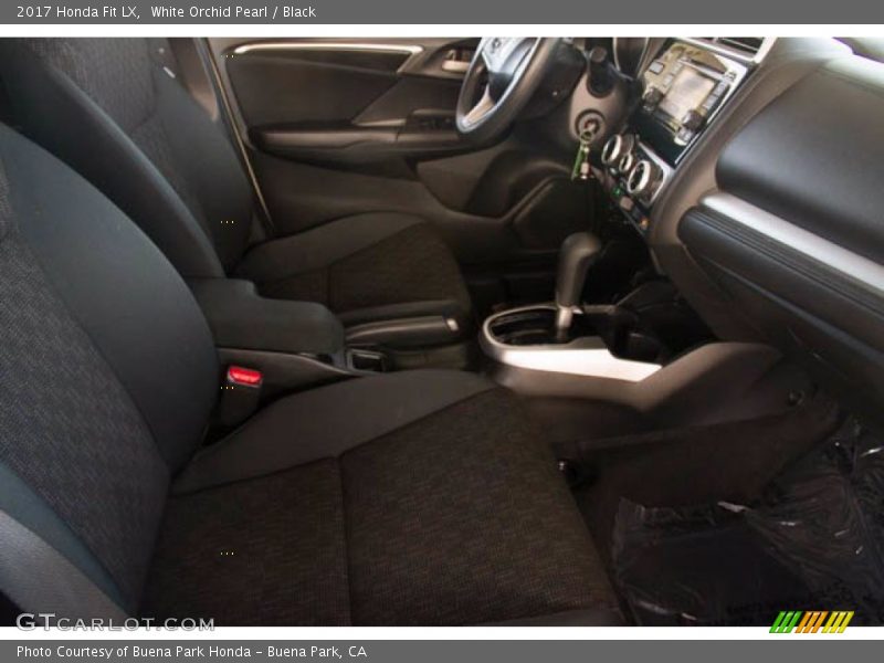 White Orchid Pearl / Black 2017 Honda Fit LX