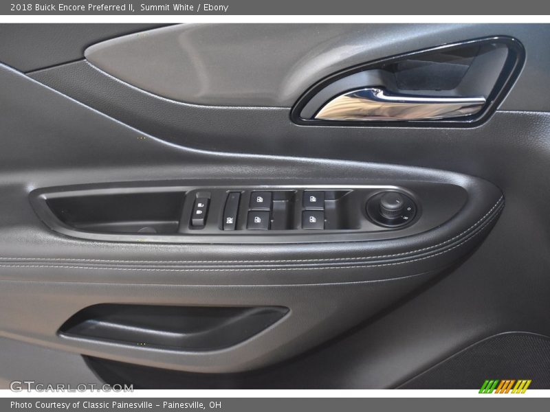 Summit White / Ebony 2018 Buick Encore Preferred II