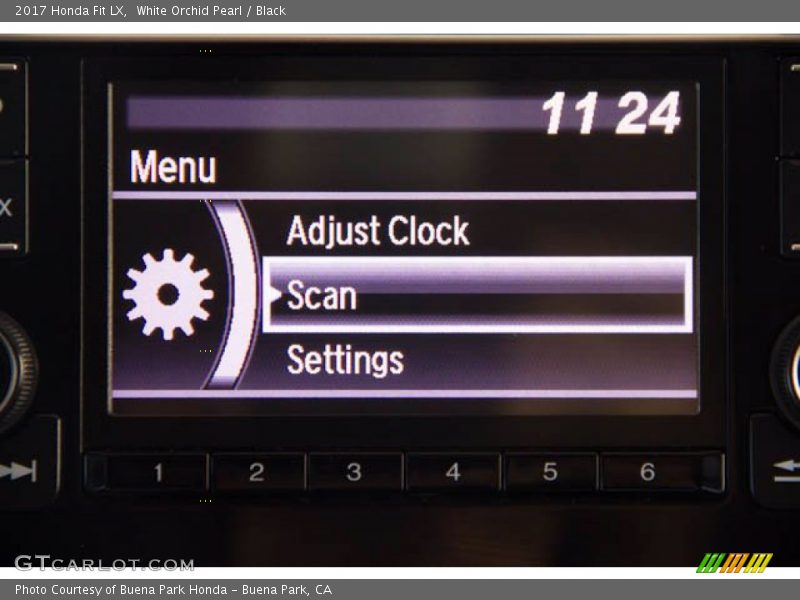 White Orchid Pearl / Black 2017 Honda Fit LX
