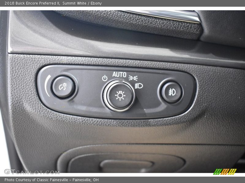Summit White / Ebony 2018 Buick Encore Preferred II