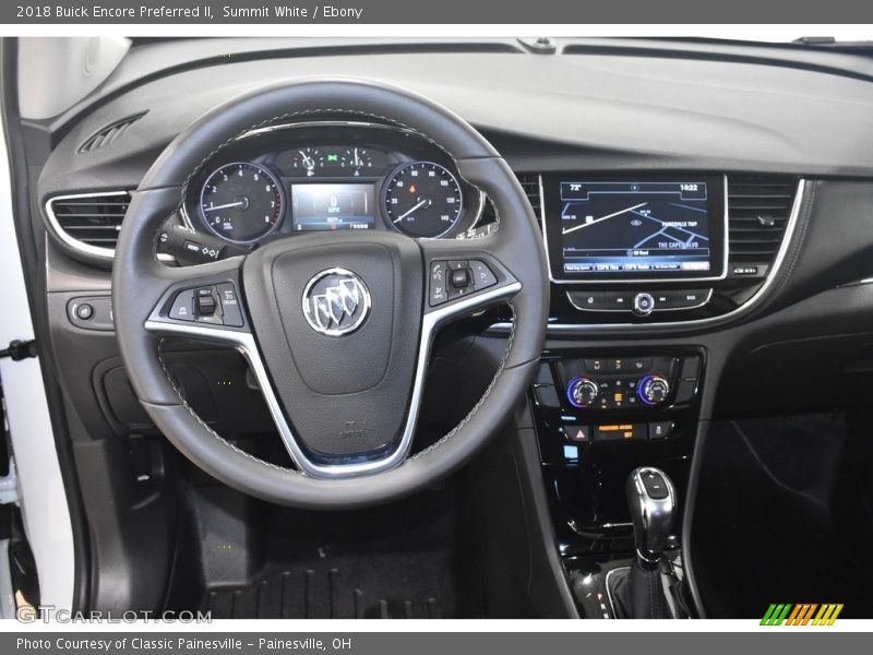 Summit White / Ebony 2018 Buick Encore Preferred II