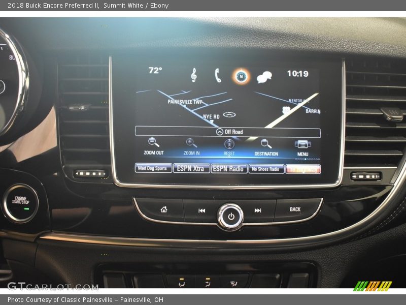 Summit White / Ebony 2018 Buick Encore Preferred II
