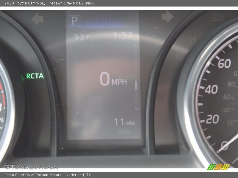 Predawn Gray Mica / Black 2020 Toyota Camry SE