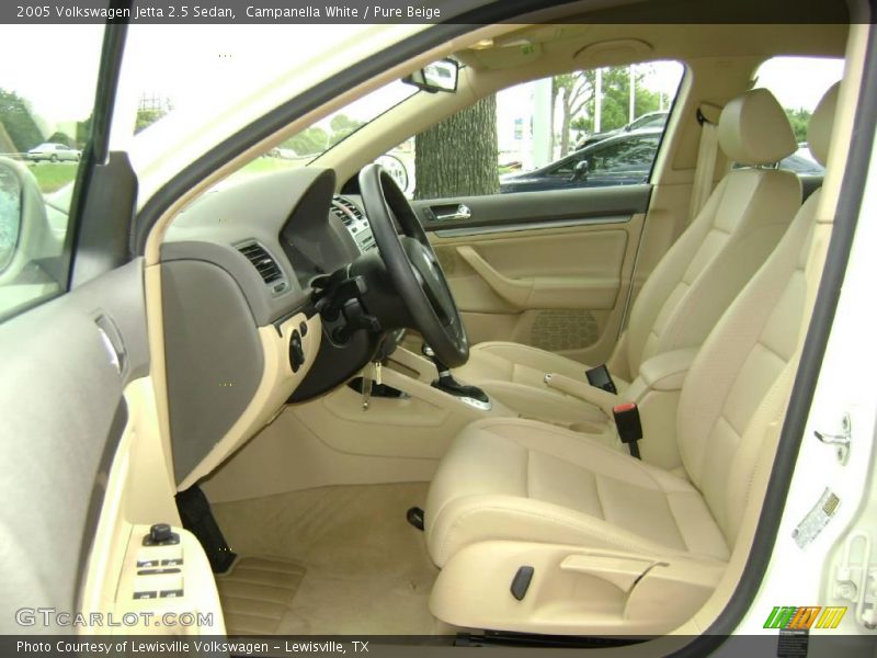 Campanella White / Pure Beige 2005 Volkswagen Jetta 2.5 Sedan