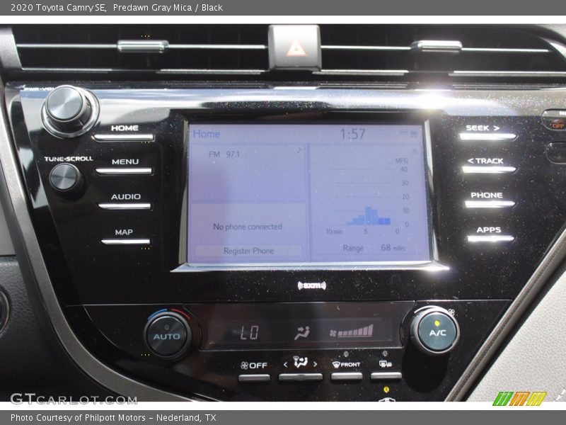Predawn Gray Mica / Black 2020 Toyota Camry SE