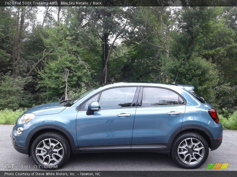  2020 500X Trekking AWD Blue Sky Metallic