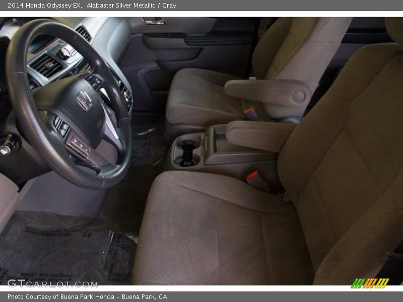 Alabaster Silver Metallic / Gray 2014 Honda Odyssey EX