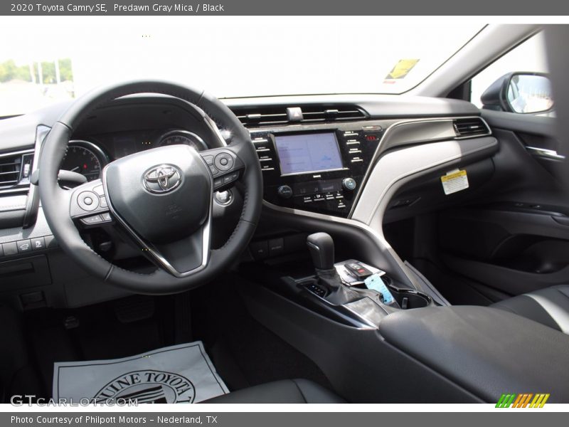 Predawn Gray Mica / Black 2020 Toyota Camry SE