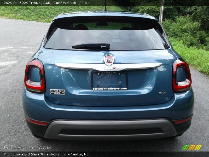 Blue Sky Metallic / Black 2020 Fiat 500X Trekking AWD