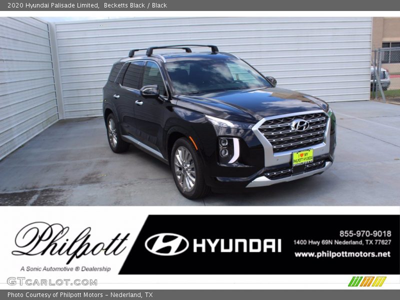 Becketts Black / Black 2020 Hyundai Palisade Limited