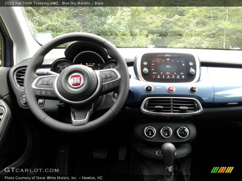 Dashboard of 2020 500X Trekking AWD