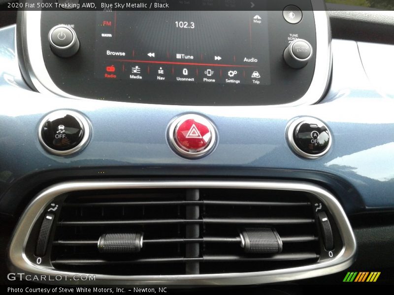Controls of 2020 500X Trekking AWD