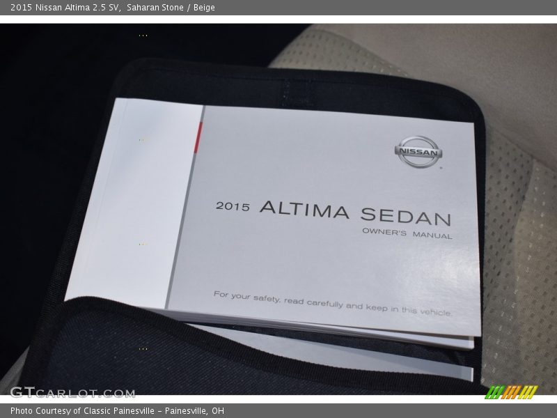 Saharan Stone / Beige 2015 Nissan Altima 2.5 SV