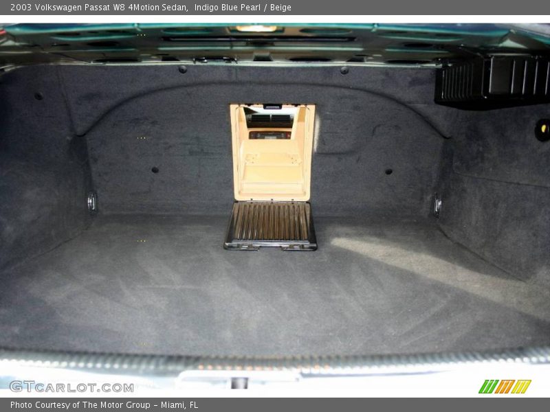 Indigo Blue Pearl / Beige 2003 Volkswagen Passat W8 4Motion Sedan