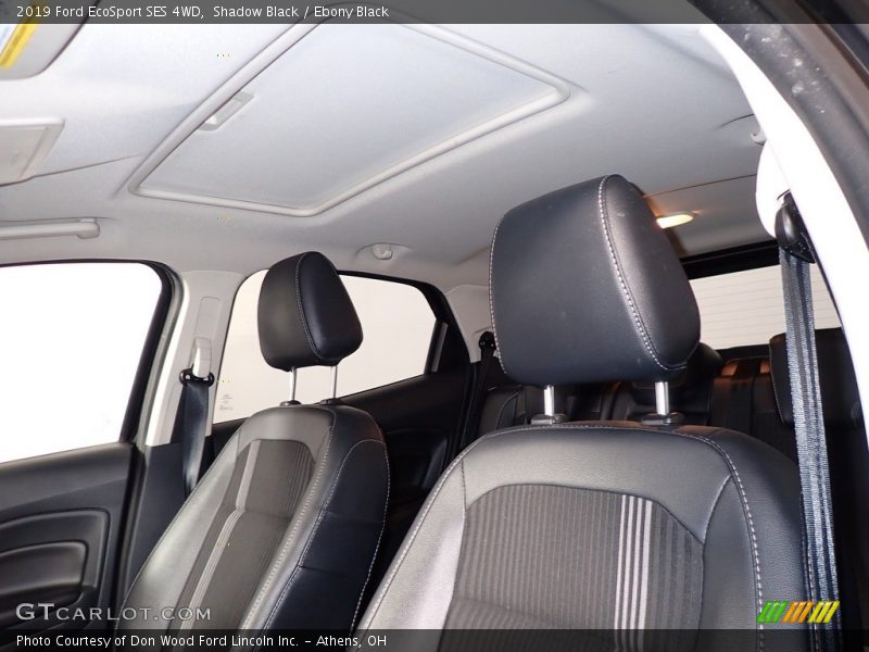 Shadow Black / Ebony Black 2019 Ford EcoSport SES 4WD
