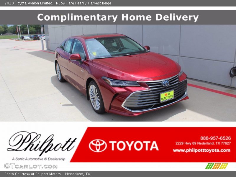 Ruby Flare Pearl / Harvest Beige 2020 Toyota Avalon Limited