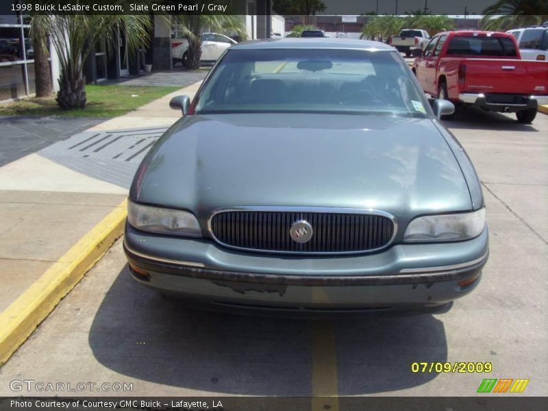 Slate Green Pearl / Gray 1998 Buick LeSabre Custom