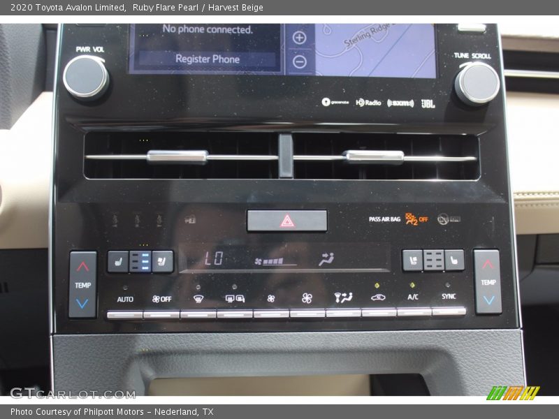 Ruby Flare Pearl / Harvest Beige 2020 Toyota Avalon Limited