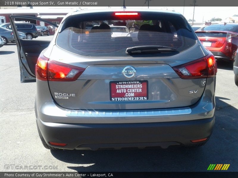 Gun Metallic / Charcoal 2018 Nissan Rogue Sport SV