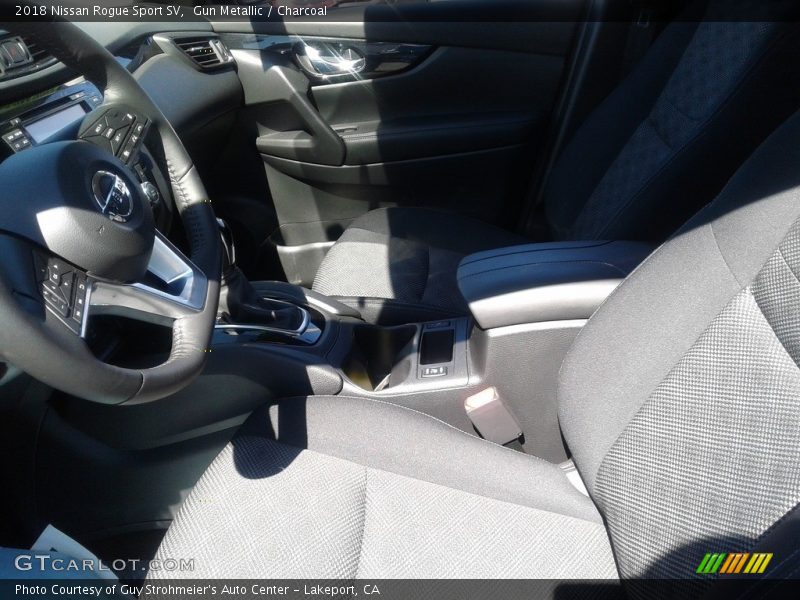 Gun Metallic / Charcoal 2018 Nissan Rogue Sport SV