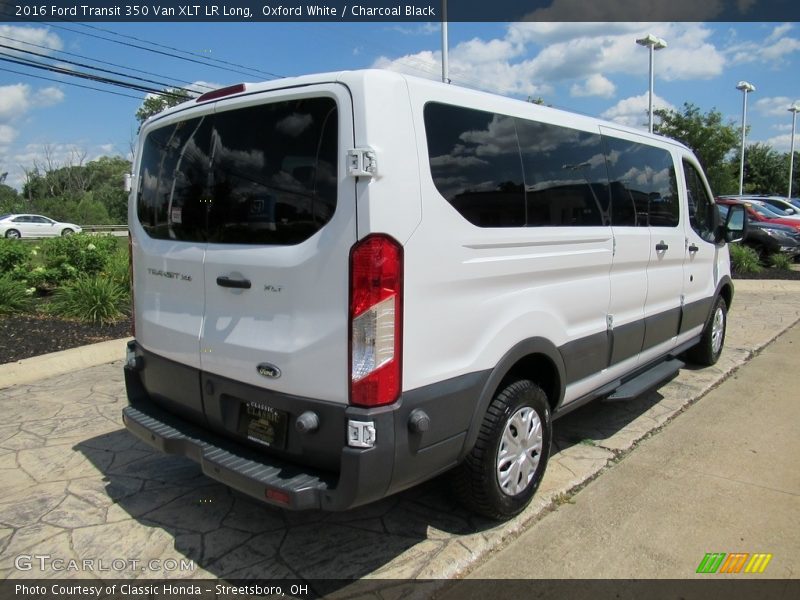 Oxford White / Charcoal Black 2016 Ford Transit 350 Van XLT LR Long
