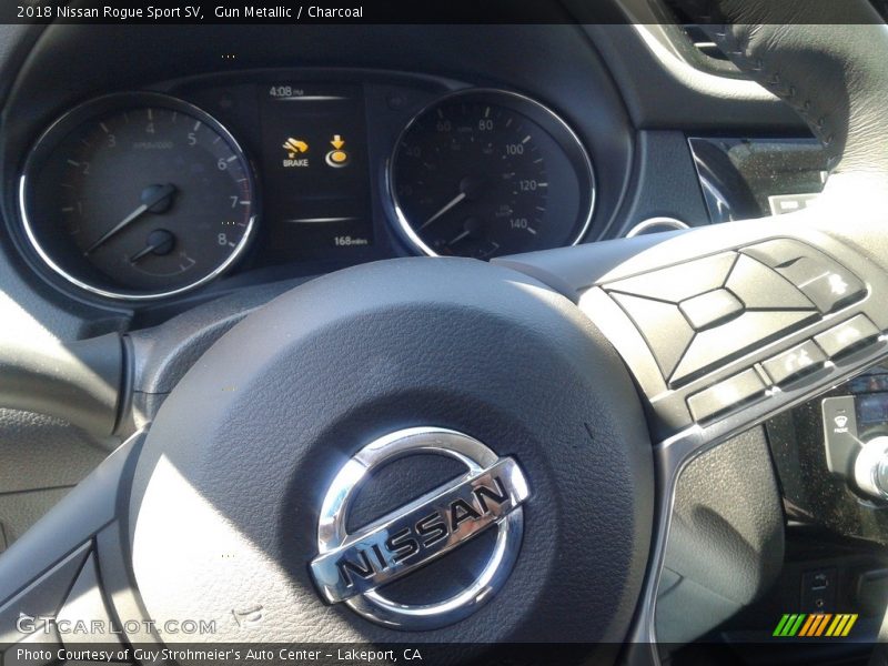 Gun Metallic / Charcoal 2018 Nissan Rogue Sport SV