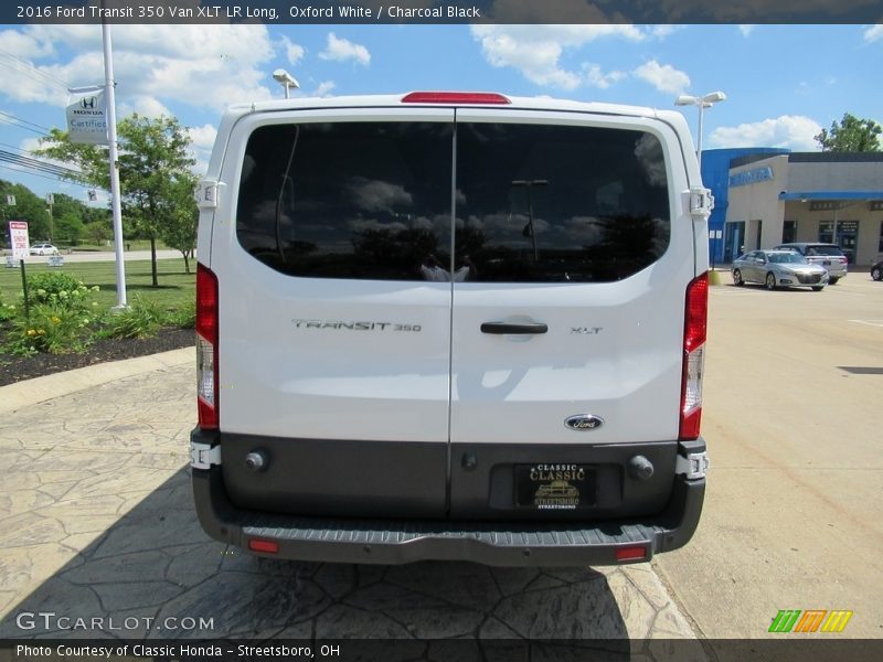 Oxford White / Charcoal Black 2016 Ford Transit 350 Van XLT LR Long