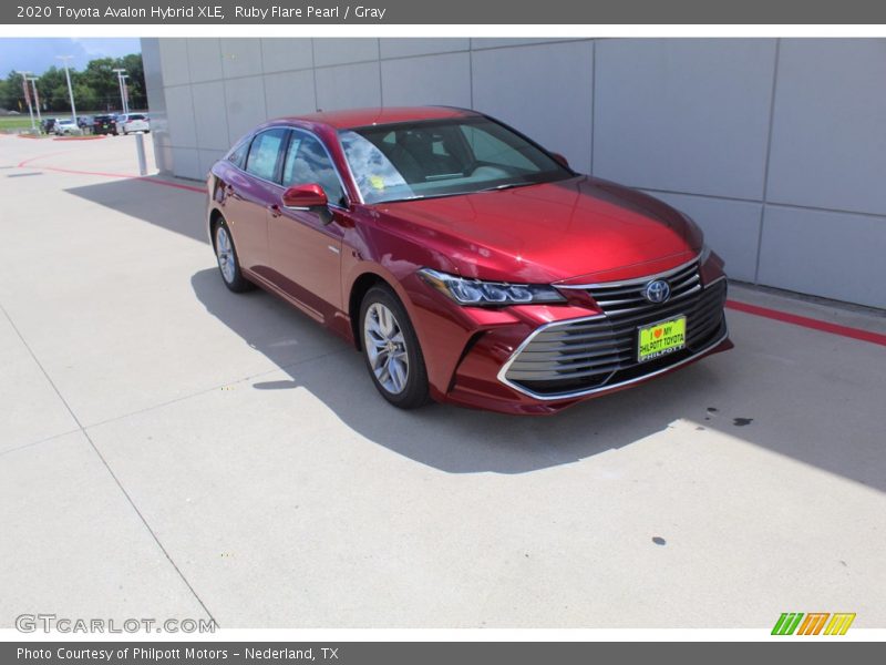 Ruby Flare Pearl / Gray 2020 Toyota Avalon Hybrid XLE