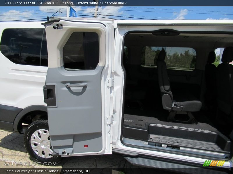 Oxford White / Charcoal Black 2016 Ford Transit 350 Van XLT LR Long