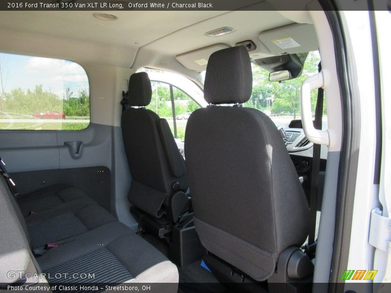 Oxford White / Charcoal Black 2016 Ford Transit 350 Van XLT LR Long