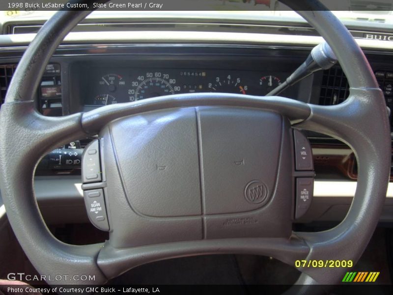 Slate Green Pearl / Gray 1998 Buick LeSabre Custom
