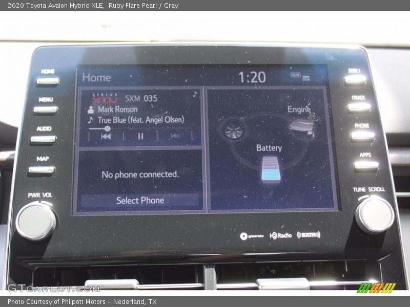 Ruby Flare Pearl / Gray 2020 Toyota Avalon Hybrid XLE