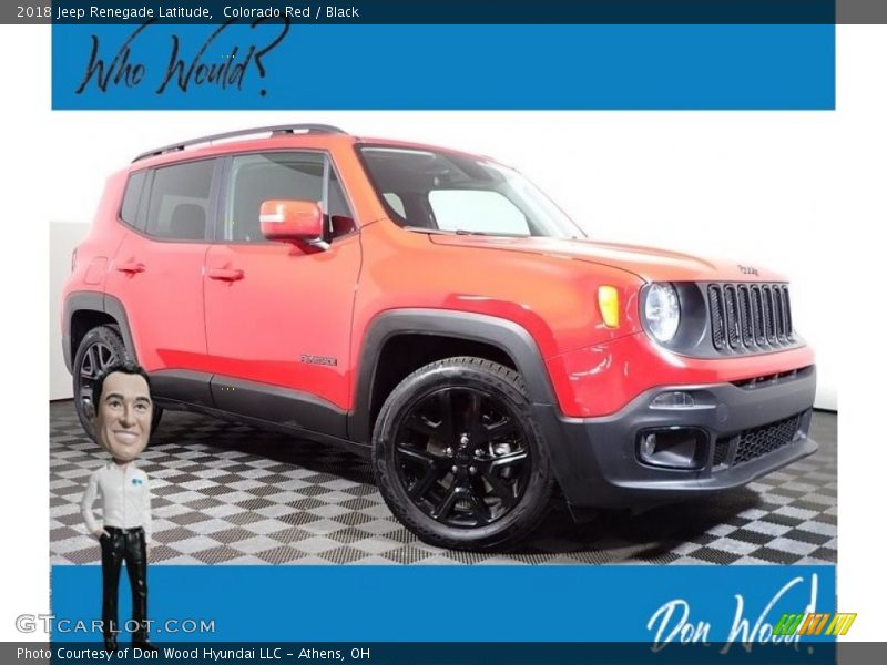 Colorado Red / Black 2018 Jeep Renegade Latitude
