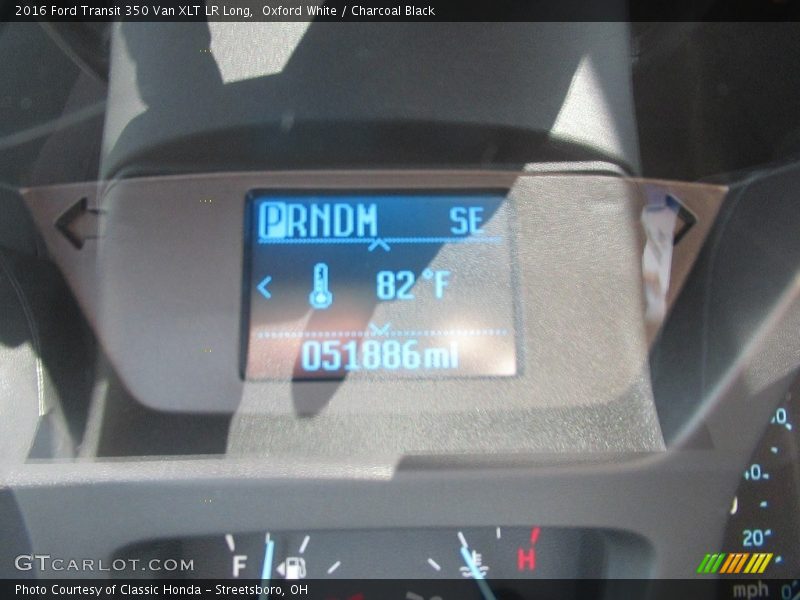 Oxford White / Charcoal Black 2016 Ford Transit 350 Van XLT LR Long