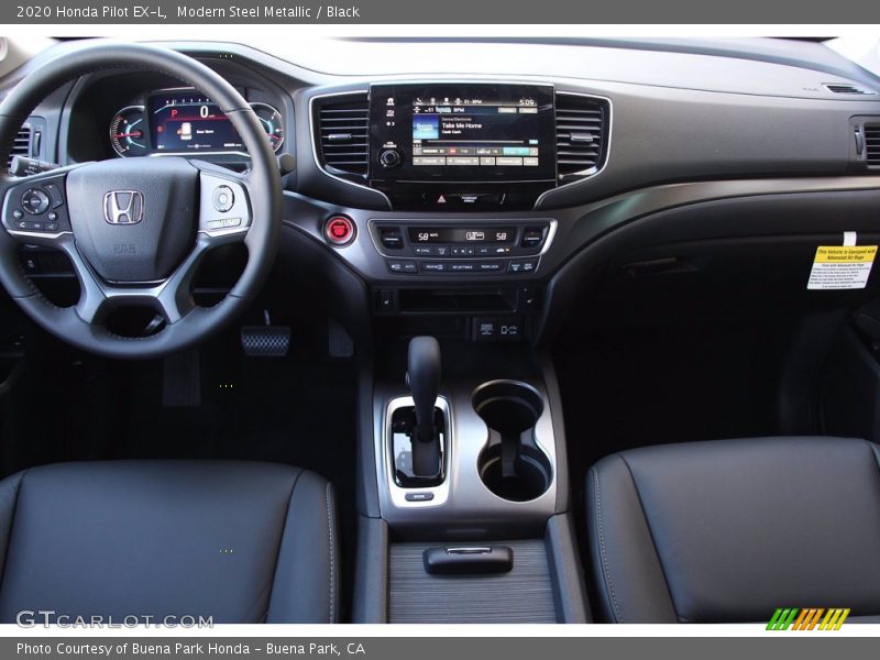 Modern Steel Metallic / Black 2020 Honda Pilot EX-L