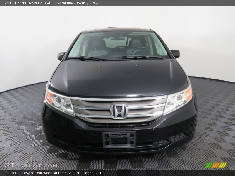 Crystal Black Pearl / Gray 2013 Honda Odyssey EX-L