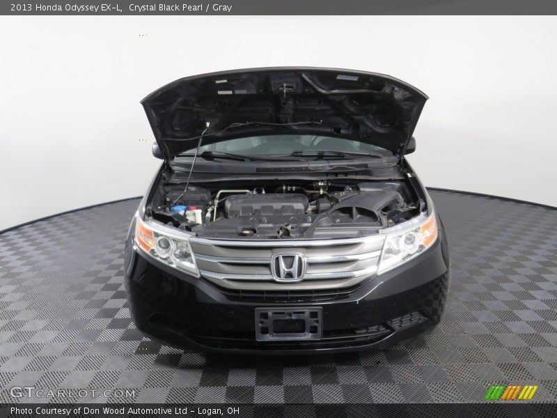 Crystal Black Pearl / Gray 2013 Honda Odyssey EX-L