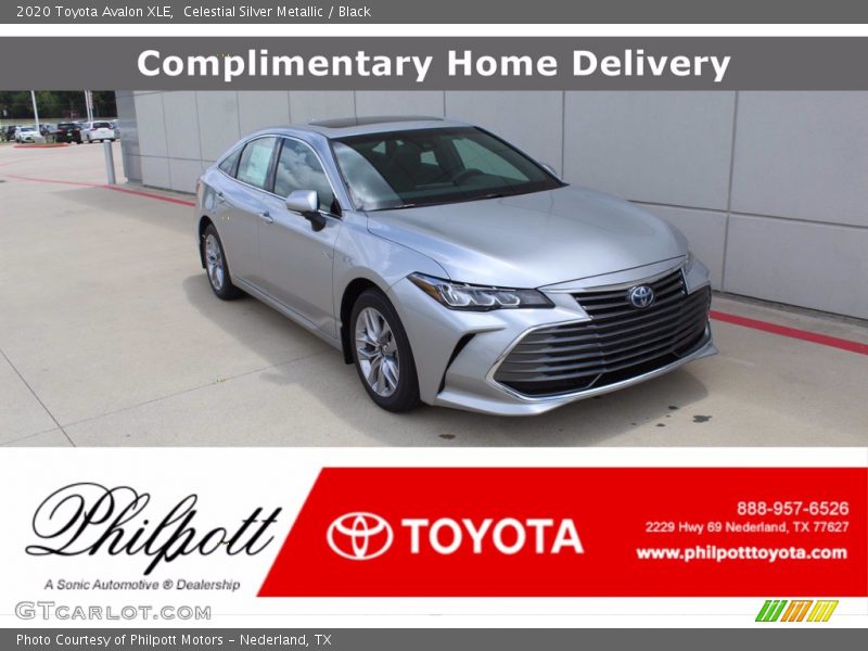 Celestial Silver Metallic / Black 2020 Toyota Avalon XLE