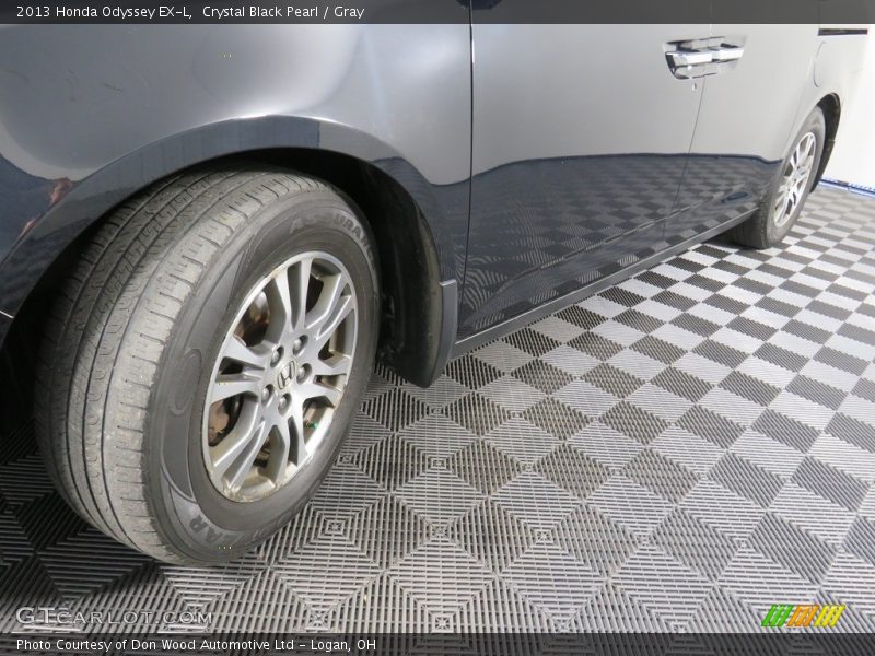 Crystal Black Pearl / Gray 2013 Honda Odyssey EX-L