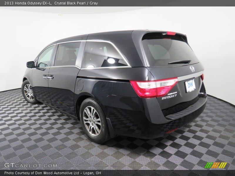 Crystal Black Pearl / Gray 2013 Honda Odyssey EX-L